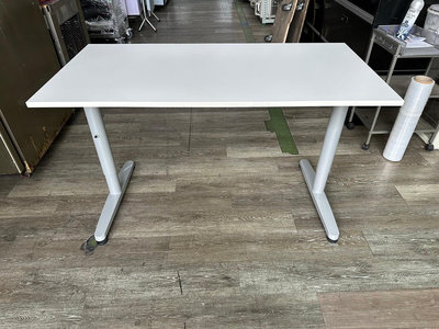 吉田二手傢俱❤IKEA白色升降桌 書桌 餐桌 辦公桌 會議桌 電腦桌 工作桌 桌子