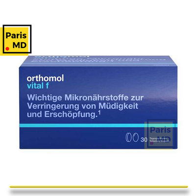 章小蕙推薦Paris MD?德國代購 Orthomol歐適寶 vital f女性綜合維他命營養包一盒30包
