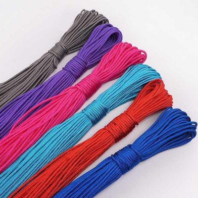 廠家直銷2mm傘繩手鏈編織線 DIY手環細圓繩子配件編織材料  100米