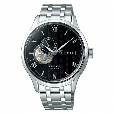 「官方授權」SEIKO 精工 PRESAGE 男 24小時顯示機械腕錶(SSA377J1) 41.8mm SK008