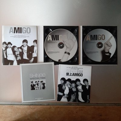 【裊裊影音】SHINee首張專輯-愛上AMIGO（潮人影音C版）CD+DVD亞洲特別版-Avex艾廻2008年發行