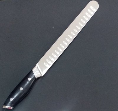 瑞典山特維克鋼(12C27N)硬度58火腿刀，鮭魚刀，麵包刀-巧媳婦外銷庫存品