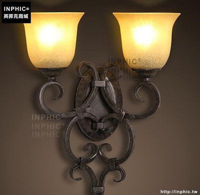 INPHIC- 復古懷舊臥室床頭燈飾餐廳臥室走廊復古工業酒吧壁燈_S197C