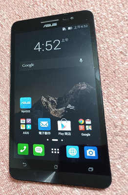 ╭✿㊣ 二手 尊爵黑 6 吋 華碩 ZenFone 6 手機【ASUS_T00G】A600CG 送充電線充電頭 功能正常  特價 $499 ㊣✿╮