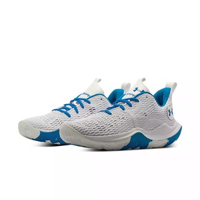 UA Spawn 2 籃球鞋 3024777-100 白藍 男生 台灣公司貨