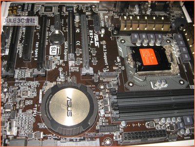 JULE 3C會社-華碩ASUS Z97-A Z97/DDR3/M2/雙智能處理器/電競系列/ATX/1150 主機板