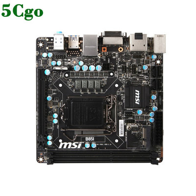 5Cgo【含稅】福利品 MSI微星B85I 1150主機板 ITX mini小板620642349633