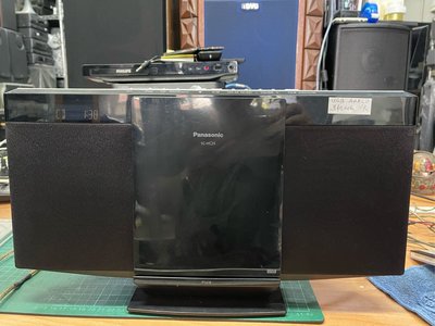 Panasonic sc-hc25 薄型 床頭音響 CD usb ipad 收音機無遙控無法選台 維修保固3個月
