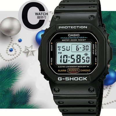 【公司貨附發票】G-SHOCK CASIO (DW-5600E-1)潮流錶 電子錶/42.8mm