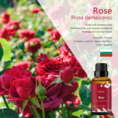 美國原裝 大馬士革玫瑰精油 30ml 新鮮玫瑰  純單方 香味細膩  非台灣分裝 不含化學添加