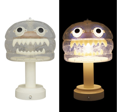 MEDICOM Toy x Undercover 透明 漢堡燈