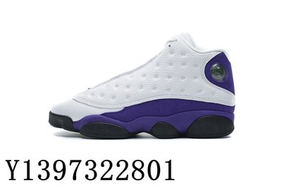 Air Jordan 13 Retro "Lakers 湖人白紫 實戰 經典 籃球鞋 男女鞋 414571-105