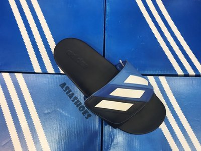 帝安諾-Adidas Adilette CF Ultra 男 深藍 軟底 休閒 防水 拖鞋 AQ2111