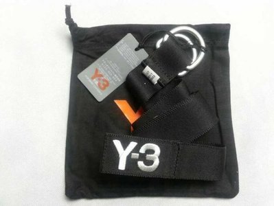 正品 Y3 山本耀司 Y-3 WOVEN BELT 黑白色帆布料皮帶休閒腰帶