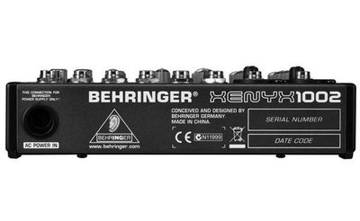 【金聲樂器】全新 Behringer XENYX 1002 耳朵牌10 軌混音器