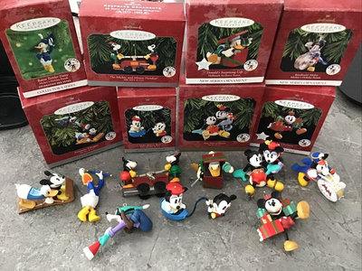 hallmark 賀曼米奇圣誕擺件 古董玩具收藏 賀曼迪士尼