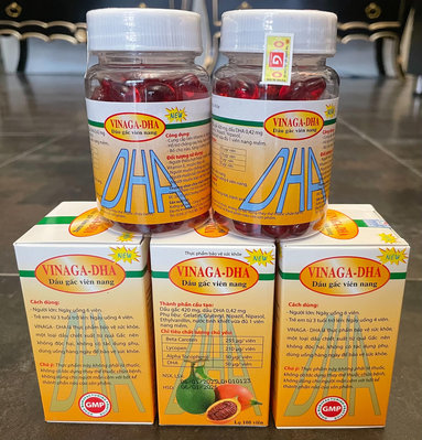 現貨供應越南第一大品牌 VINAGA-DHA-木鱉果油膠囊