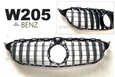 小傑車燈精品--全新 賓士 BENZ W205 小改款 GT 款 2019 2020年 C300 C200 電鍍 水箱罩