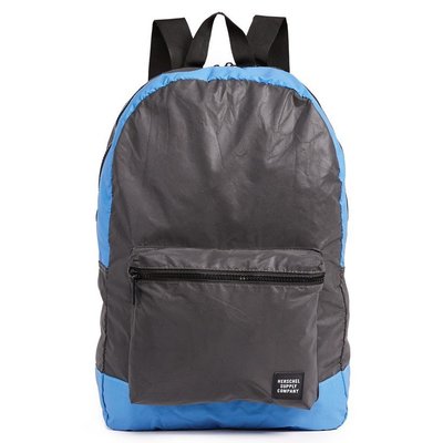 Herschel Packable Daypack 黑色 水藍 反光 Reflective 收納 旅行 後背包 [現貨]