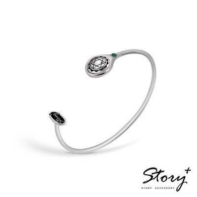 《 SilverFly銀火蟲銀飾 》STORY脈輪系列 心輪Heart Chakra純銀手環