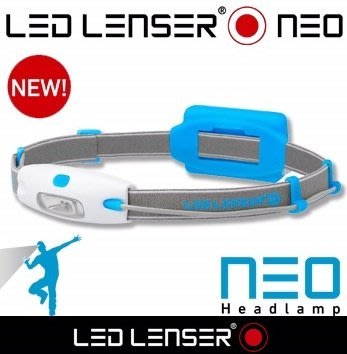 【LED Lifeway】德國 LED LENSER NEO (公司貨) 多色可選 時尚專業慢/夜跑頭燈(3*AAA)