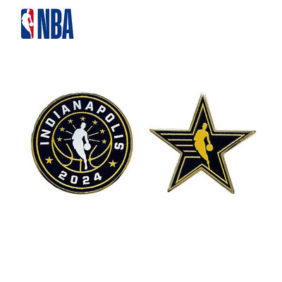 NBA官方正品2024全明星All Star限量徽章套裝籃球周邊用品紀念品