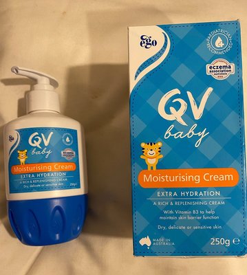 Ego意高 QV嬰兒呵護乳霜 壓瓶 250g 容量:250g 產地(國家)：澳洲