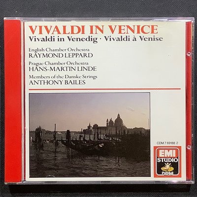Vivaldi in Venice維瓦第在威尼斯 舊版1988年老西德Sonopress版無ifpi