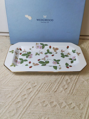 Wedgwood 威基伍德韋奇伍德 野草莓超稀有英產長托盤