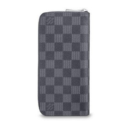 【二手正品】Louis Vuitton LV N63095 棋盤格 男用 男款 拉鍊長夾 男夾（全新） 有現貨