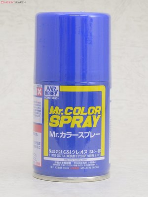 《HT》GSI 郡士模型油性罐裝 Mr Color Spray 100ml 藍色（光面油漆）#005 835366