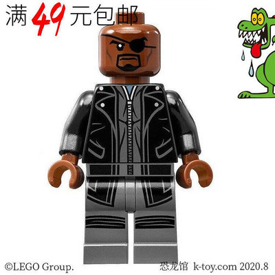 創客優品 【上新】LEGO樂高 超級英雄 復仇者聯盟人仔 sh185 尼克 76042LG1184