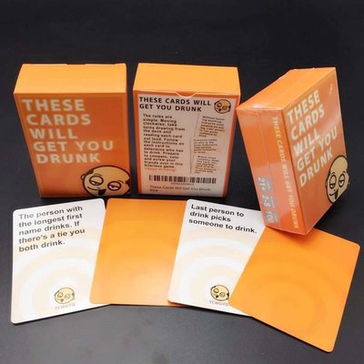 小时发货 THESE CARDS WILL GET YOU DRUNK新款讓你喝醉的牌桌遊紙牌卡牌—酷漫空間