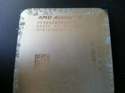 【 創憶電腦 】AMD  Athlon II X4 640 3.0G  AM3 四核心 CPU 直購價50元