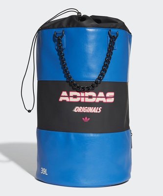 【Mr.Japan】日本限定 adidas 愛迪達 手提 後背包 筒狀 大容量 亮色 包包 藍 預購款