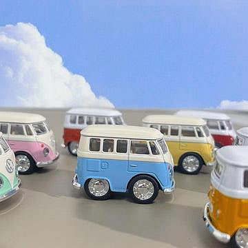 「家電王」 日本直送 VW 經典福斯名車 迴力車 ｜共八款 日本進口 復古車 玩具車 福斯模型車 收藏 送禮