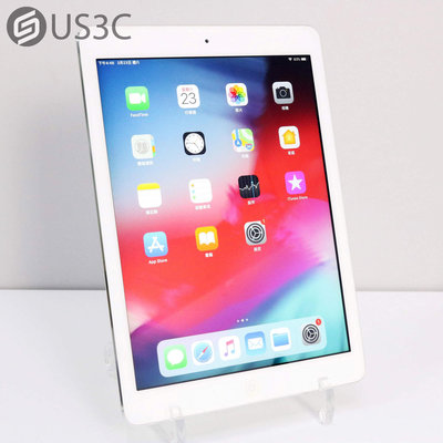 【US3C-小南門店】【一元起標】Apple iPad Air 1 32G WiFi 銀 9.7吋 500萬畫素 A7 晶片 二手平板