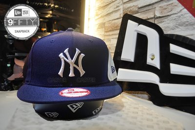 New Era x MLB NY Yankees Two Tones 美國職棒紐約洋基兩色調深藍白色後扣帽 M - L