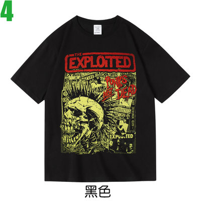 【The Exploited】短袖蘇格蘭龐克搖滾樂團T恤(共3種顏色可供選購) 新款上市購買多件多優惠!【賣場二】