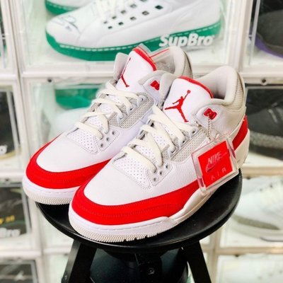 Air Jordan 3 Tinker 白紅 籃球 CJ0939-100潮鞋