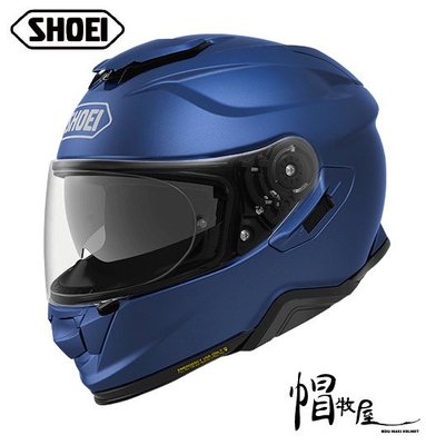 【帽牧屋】日本 SHOEI GT-AIR II 全罩式安全帽 公司貨 內置墨片 進口帽 透氣 內襯全可拆 消光藍