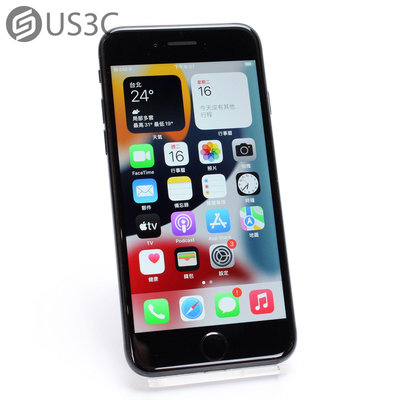【US3C-台南店】【一元起標】台灣公司貨 Apple iPhone 7 128G 4.7吋 黑色 True Tone閃光燈 實體指紋辨識 二手手機