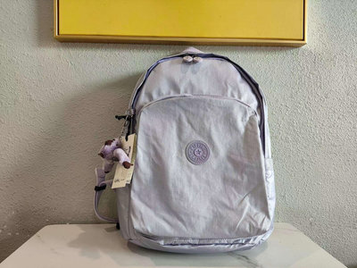 Kipling 猴子包  KI3558  金屬淺紫 雙肩後背電腦包 可插桿 防潑水 限量 預購