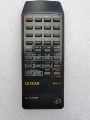 LUXMAN/力士 RD－373 CD機遙控器159