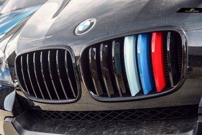 【政銓企業有限公司】BMW E70 X5 E71 X6 專用 單線 亮黑  三色 水箱罩 亮黑鼻頭 免費安裝