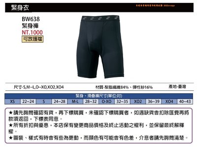 2022公司貨【SSK 緊身褲系列】BW638 滑壘褲 (可放護檔) 單件700元 MIT 台灣製