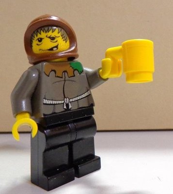 【LEGO樂高】城市系列食物餐具 黃色含把手馬克杯 杯子茶杯 CUP