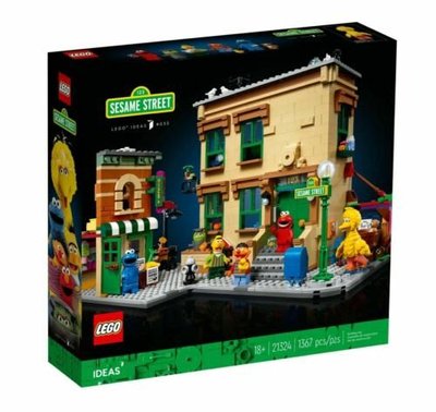 LEGO 樂高 Ideas系列 21324 芝麻街123號 全新未拆