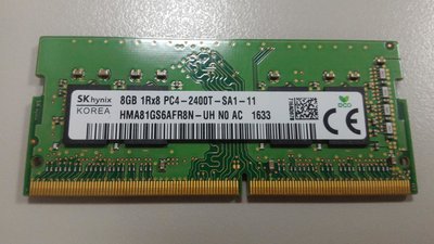 Hynix 8G DDR4 2400 筆電記憶體