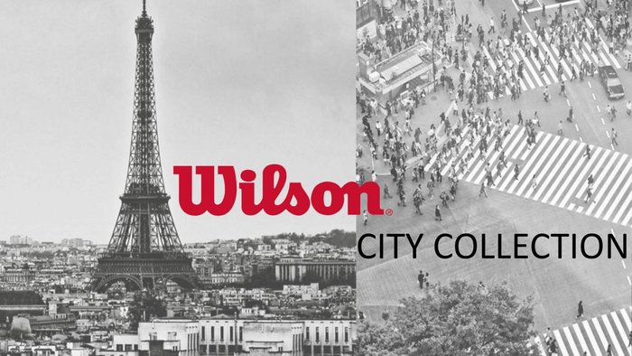 【曼森體育】WILSON 巴黎城市系列 短袖上衣 男 深藍 限量City Collection Paris